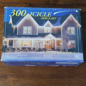 Brilliance 300 Icicle Add-A-Set Clear lights. NIB